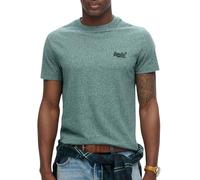 Superdry, T.Shirt Essential Logo EMB Tee, M1011245A, Mid Pine Green Grit, XL, Man, Adulto