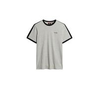 Superdry T-Shirt gris / noir, Taille XXL
