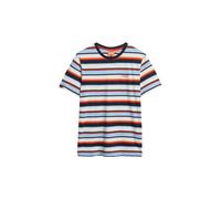 Superdry T-Shirt 'Essentials' marine / bleu clair / orange fluo / blanc chiné, Taille XXL