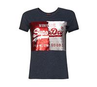 Superdry T-Shirt Femme Premium Sequin Slim