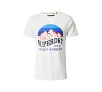 Superdry T-Shirt 'Great Outdoors' bleu / rouge / noir / blanc, Taille XL