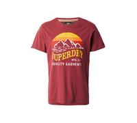 Superdry T-Shirt 'Great Outdoors' jaune / orange / rouge cerise / blanc, Taille XXL