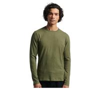 SUPERDRY T-shirt Homme à Manches Longues Logo Vintage - Vert Olive Mar L