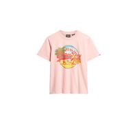Superdry T-shirt jaune / vert / rose / rouge, Taille M