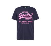 Superdry T-Shirt marine / fuchsia, Taille M