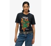 Superdry T-shirt mélange de couleurs / noir, Taille XXL