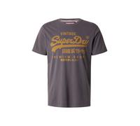Superdry T-Shirt moutarde / gris foncé, Taille L