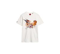 Superdry T-shirt pour homme avec inscription tatouée, blanc cassé, XL