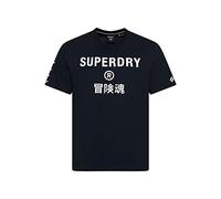 Superdry Code Core Sport Tee T-Shirt, Eclipse Navy, S Homme