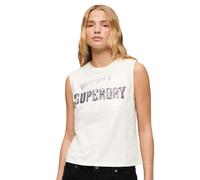 Superdry T-shirt Sans Manches Embellish Archive Fitted