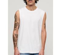 DÃ©bardeur Ã logo en coton biologique Superdry Essential Blanc 2XL