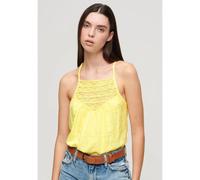 Superdry Lace Beach Sleeveless T-shirt Jaune M Femme