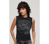 Superdry T-shirt Sans Manches Retro Embellished