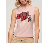 Débardeur slim femme Superdry Retro Rose L