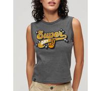 DÃ©bardeur slim femme Superdry Retro Gris XS