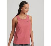 Débardeur rayé en coton bio femme Superdry Vintage Logo Rouge 2XS