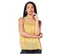 Superdry T-shirt Sans Manches Vintage Woven Lace