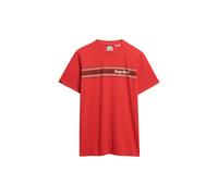 Superdry T-Shirt 'Venue' violet / orange clair / rouge / blanc, Taille XL