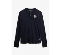 Superdry T-Shirt 'Vintage Athletic Grandad' marine, Taille XXL