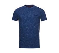 Superdry T-Shirt Vintage avec Logo EMB pour Homme, Bleu, S