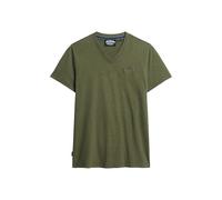 Superdry T-Shirt Vintage avec Logo EMB Vee pour Homme, Thrift Olive Marl, S