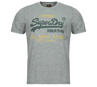 Superdry, T.Shirt VL Classic Relaxed Tee, M1012203A, Flint Grey Grit, M, Homme