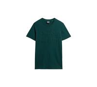 Superdry T-shirt VL gaufré pour homme Dark Pine, Pin foncé, XXL