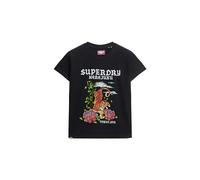 Superdry Tattoo Rhinestone Fitted Tee C3 - Basic Printed T.Shirt (W) Femme