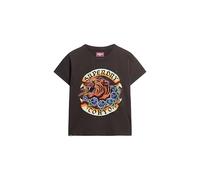 Superdry Tattoo Rhinestone Fitted Short Sleeve T-shirt Multicolore M Femme
