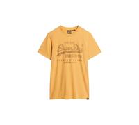 Superdry Classic Vintage Logo Heritage Short Sleeve T-shirt Jaune XL Homme