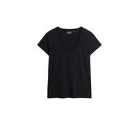 Superdry Scoop Neck Short Sleeve T-shirt Noir 2XS Femme