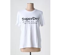 superdry tee-shirts et débardeurs femme de couleur blanc 36