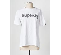 superdry tee-shirts et débardeurs femme de couleur blanc 40