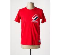 superdry tee-shirts et débardeurs femme de couleur rouge 38