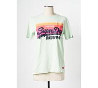 superdry tee-shirts et débardeurs femme de couleur vert 36