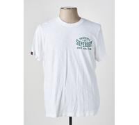 T-shirt Ã motif Superdry Athletic College Blanc 2XL