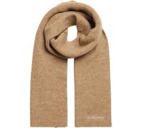 Superdry Toasted Coconut Brown Soft Rib Knit Scarf