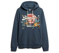 Superdry Tokyo Vl Graphic Hoodie Bleu S Homme