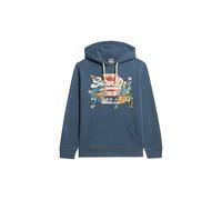 Superdry Sweat-shirt 'Tokyo' opal / miel / rouge / blanc, Taille M