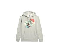 Superdry Tokyo Vl Graphic Hoodie Gris XL Homme