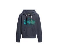 Superdry Sweat-shirt turquoise / bleu cyan / bleu chiné, Taille XS