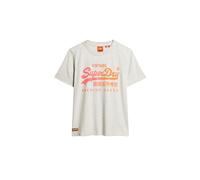 Superdry Tonal VL Graphic Relaxed Tee C3-Basic Printed T.Shirt (W), Gris (Glacier Grey Marl), 40 Femme