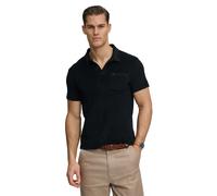 Superdry Towelling Short Sleeve Polo Noir S Homme