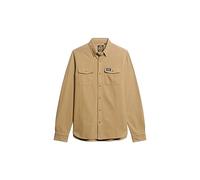 Superdry Trailsman Flannel Shirt, Grès Marron, L Homme