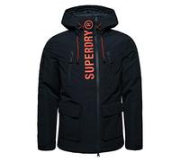 Superdry Ultimate Windcheater Veste pour homme, Eclipse Navy/Bold Orange, XXL