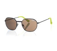 Superdry Unisexe Lunettes de Soleil SDS Super7 006 Bleu/Jaune