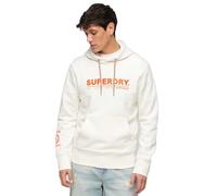 Superdry Utility Sport Logo Loose Hood M2013524A New Chalk White Taille XXL, Blanc (New Chalk White), XXL