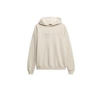 Superdry Venue Metallic Relaxed Hoodie Beige M Femme