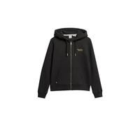 Superdry Veste à capuche Essential pour femme avec logo, Noir Bison, 40