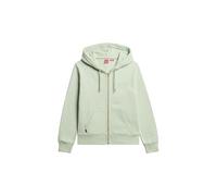 Superdry Veste à capuche Essential pour femme avec logo, Vert pailleté, 48